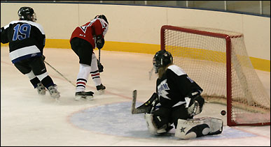 girls hockey skate
