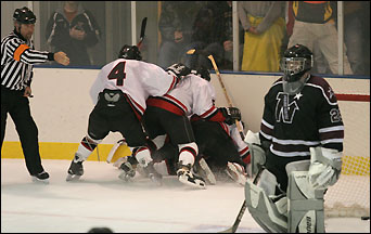 River Lakes Boys' Hockey team