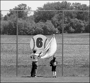 Retiring Lynn Hemmesch's number