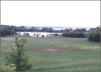 View of Kruger Pond and Lake Koronis