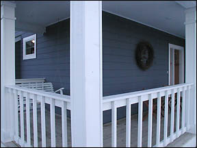 Porch with swing