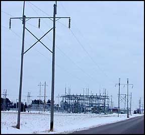 Towers and powerlines