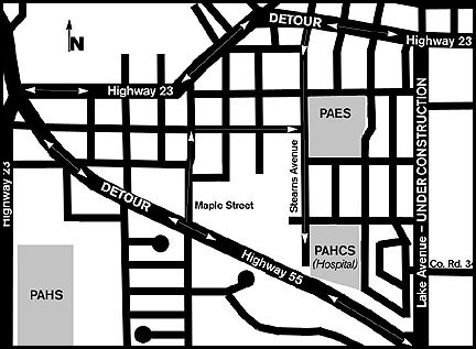 Main Detour Route