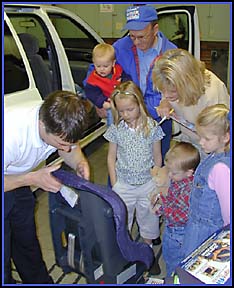 Checking car seats