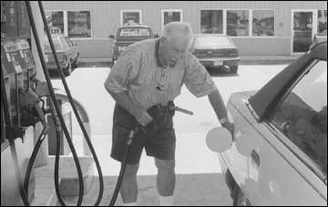 Pumping gas