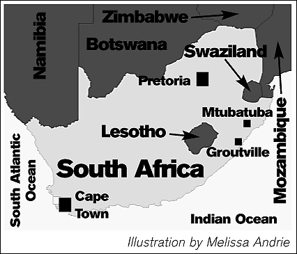 south africa map