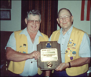  Jack Holthaus accepts Melvin Jones Award