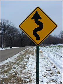 Cemetery Road speed sign