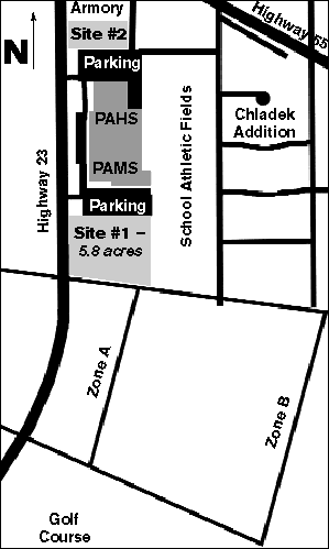 Map of pool sites - illustration by Michael Jacobson