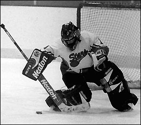 Goalie Trisha Wendlandt