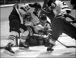Kevin Braun and Brett Theisen, boys hockey