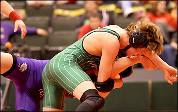 Sean Glenz  at state wrestling