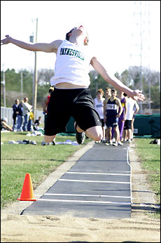 Lee Fuchs-Thielen with the jump