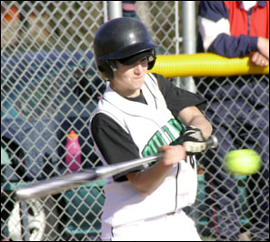 Ashley Karger hitting