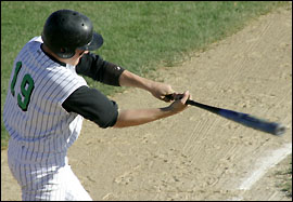 baseball swinging