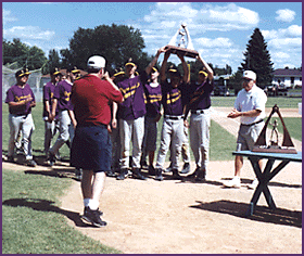 Legion with trophy