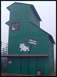 Painting on athletic tower