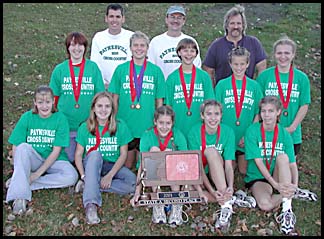 Team with state trophy