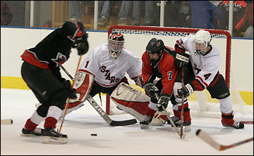 boys hockey goal